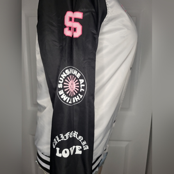 California LA Woven Bomber Jacket - Picture 10 of 11